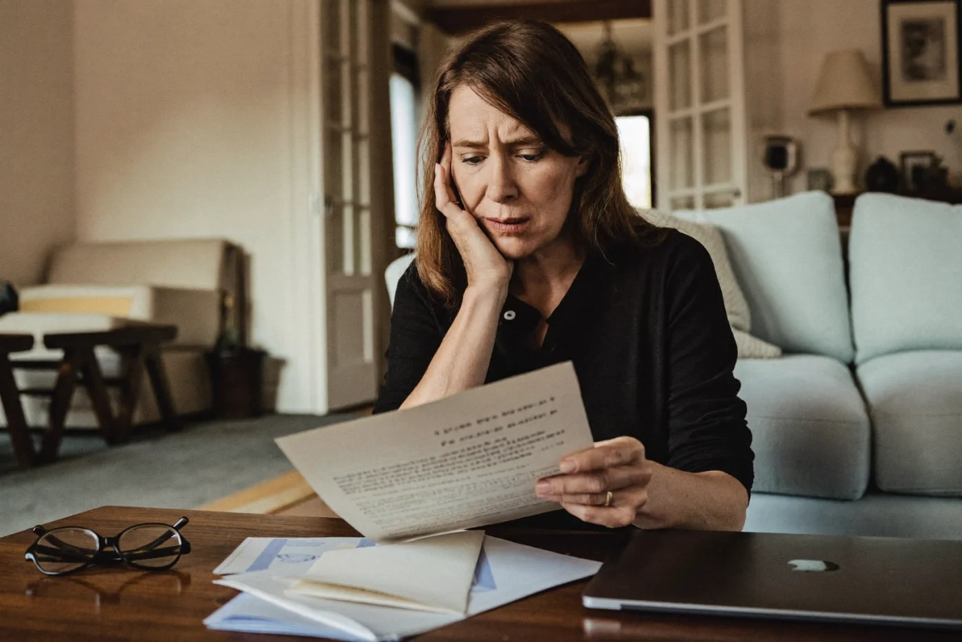 Modifica unilaterale contratto luce e gas: donna legge la comunicazione del fornitore